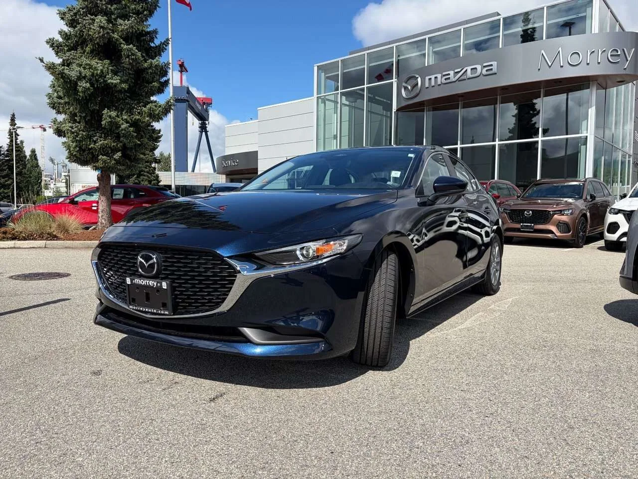 Used 2024 Deep Crystal Blue Mica Mazda GS image 1