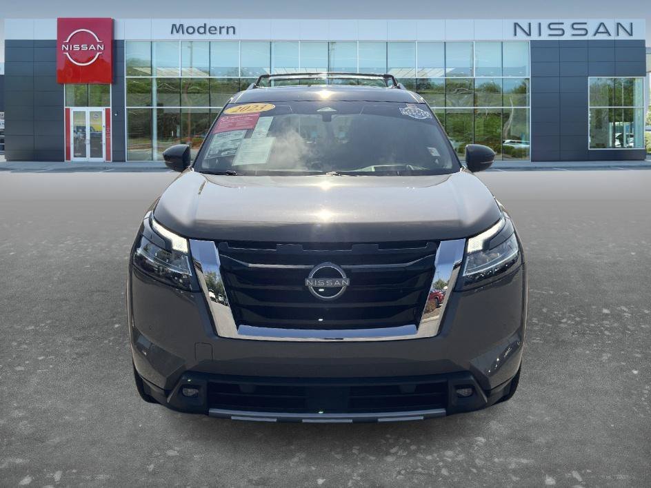 Used 2023 Baja Storm/Super Black Roof Nissan Platinum image 2