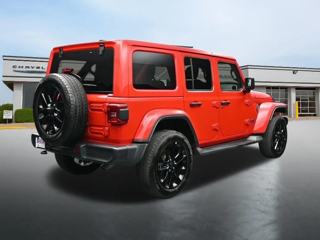 Used 2025 Red Jeep Sahara 4xe image 5