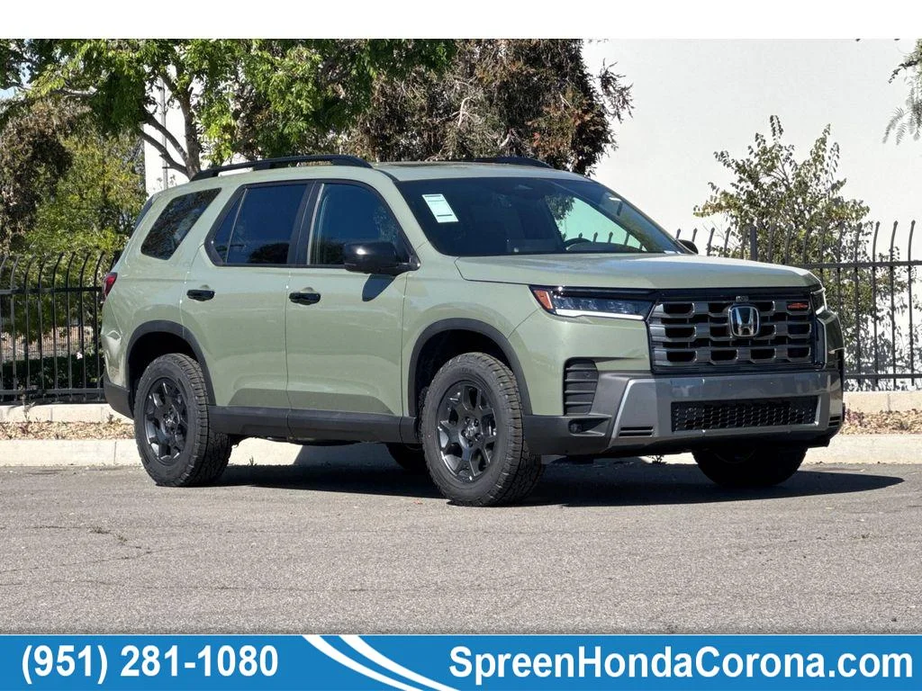 New 2026 Ash Green Metallic Honda TrailSport image 1