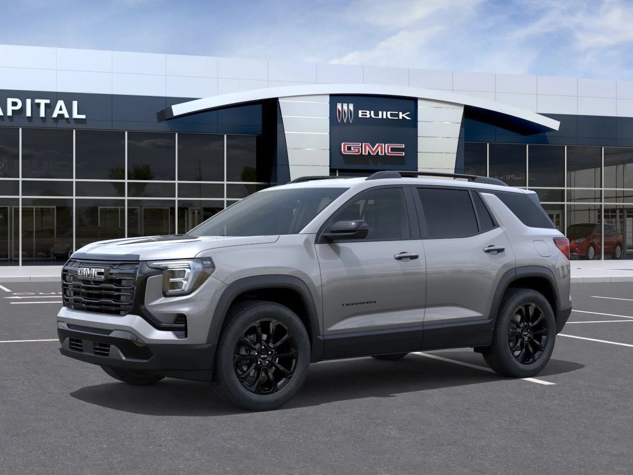 New 2027 Sterling Metallic GMC AWD Elevation image 3