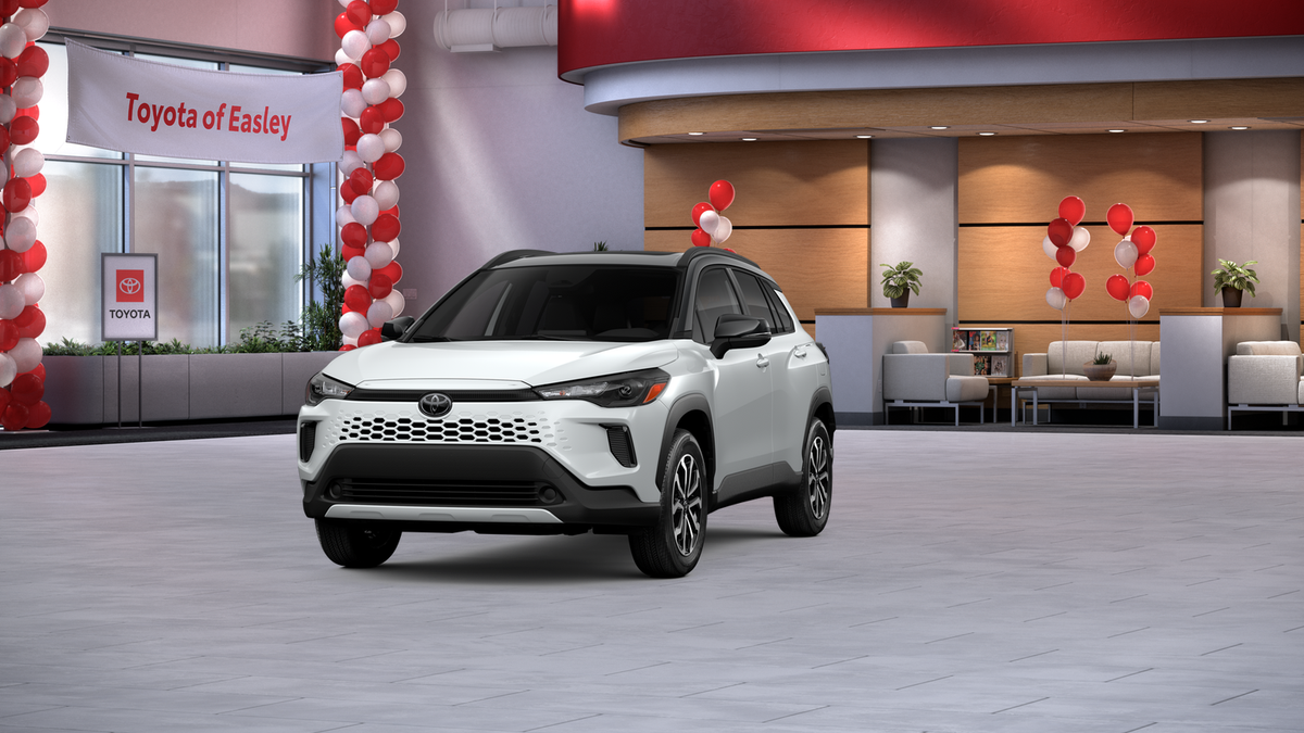 New 2026 Wind Chill Pearl with Jet Black roof Toyota Hybrid SE image 18
