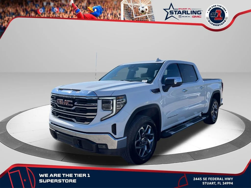 New 2026 Summit White GMC SLT image 1
