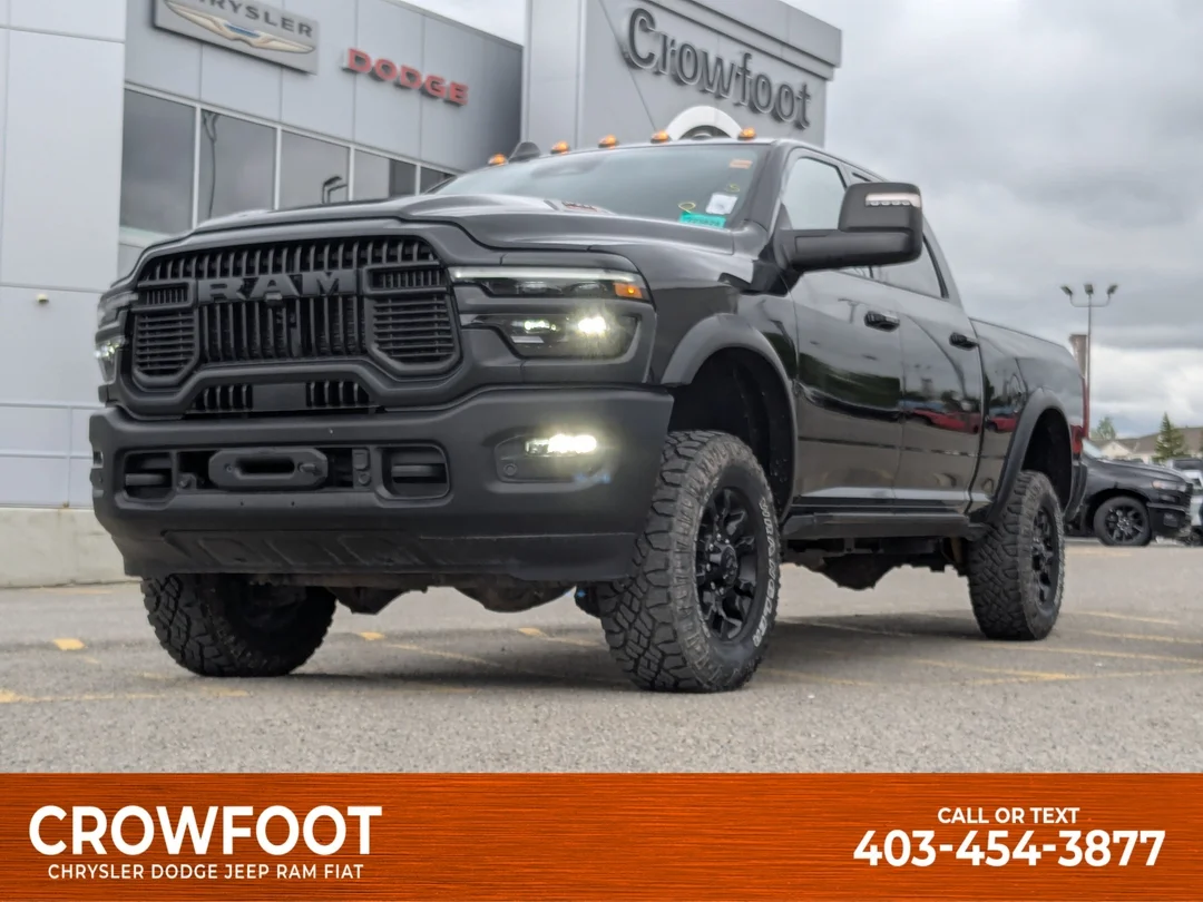 Used 2025 Black RAM Power Wagon - - 4x4 - Level II Group - Sunroof - 14.4 Touchscreen & More! image 1