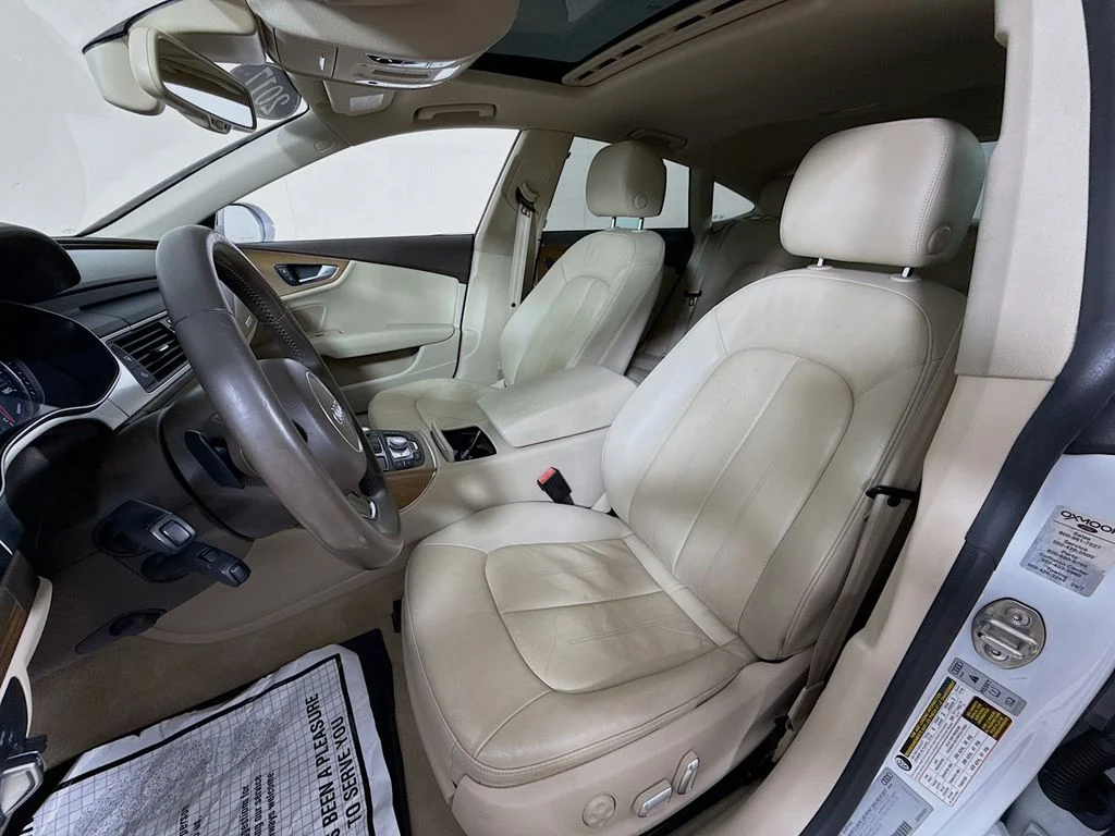 Used 2017 Glacier White Metallic Audi Premium Plus image 22