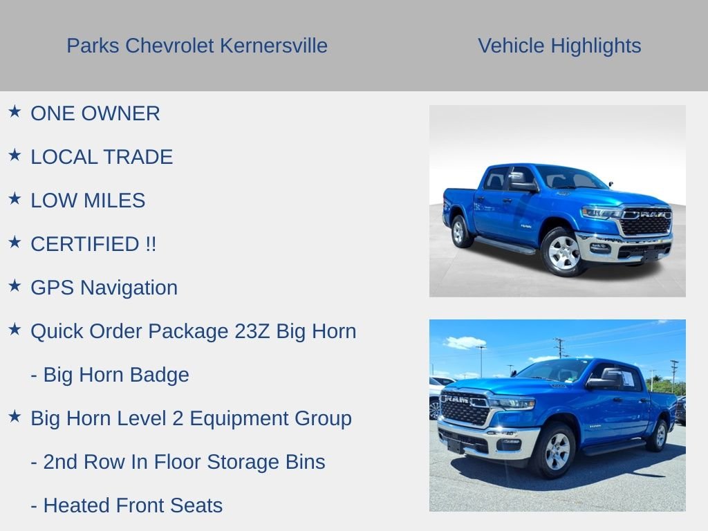 Used 2025 Blue Ram Big Horn/Lone Star image 6
