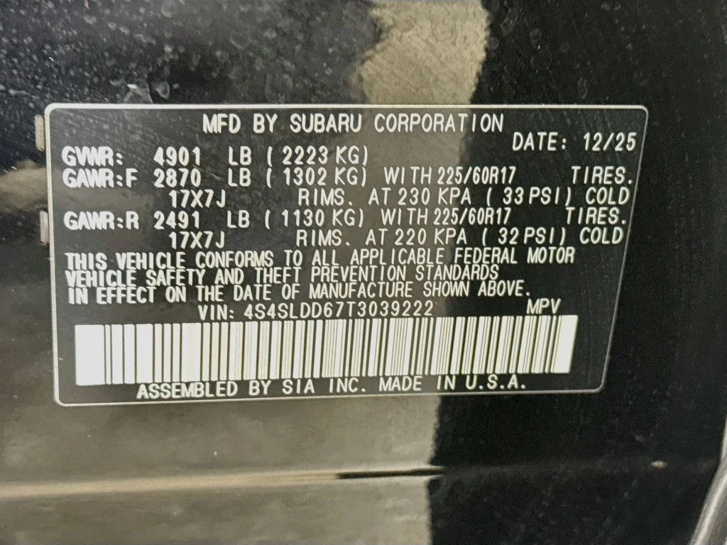 Certified Used 2026 Black Subaru Premium image 43