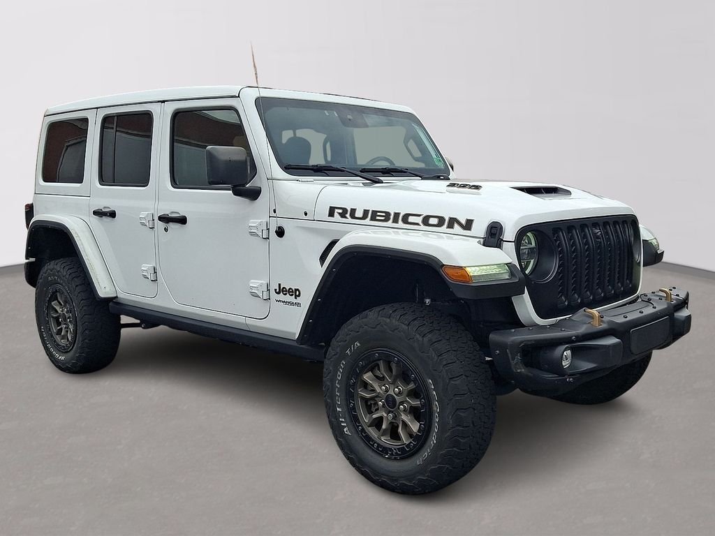 Used 2021 Bright White Clearcoat Jeep Unlimited Rubicon 392 image 3