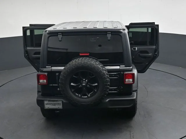 Used 2022 Black Clearcoat Jeep Unlimited Willys image 40