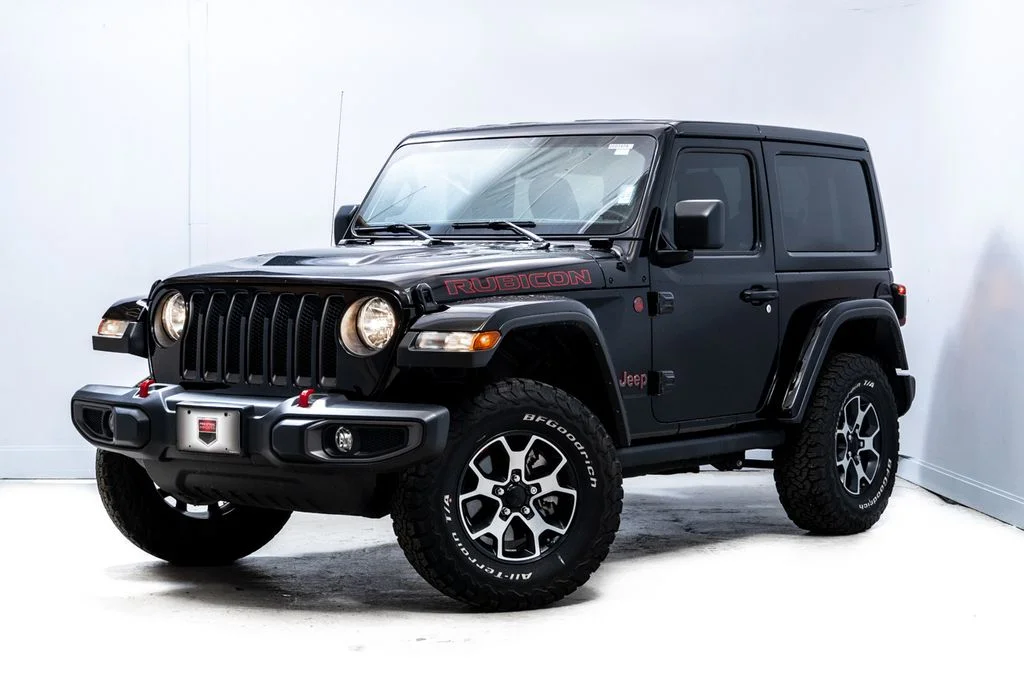 Used 2021 Black Clearcoat Jeep Rubicon image 1