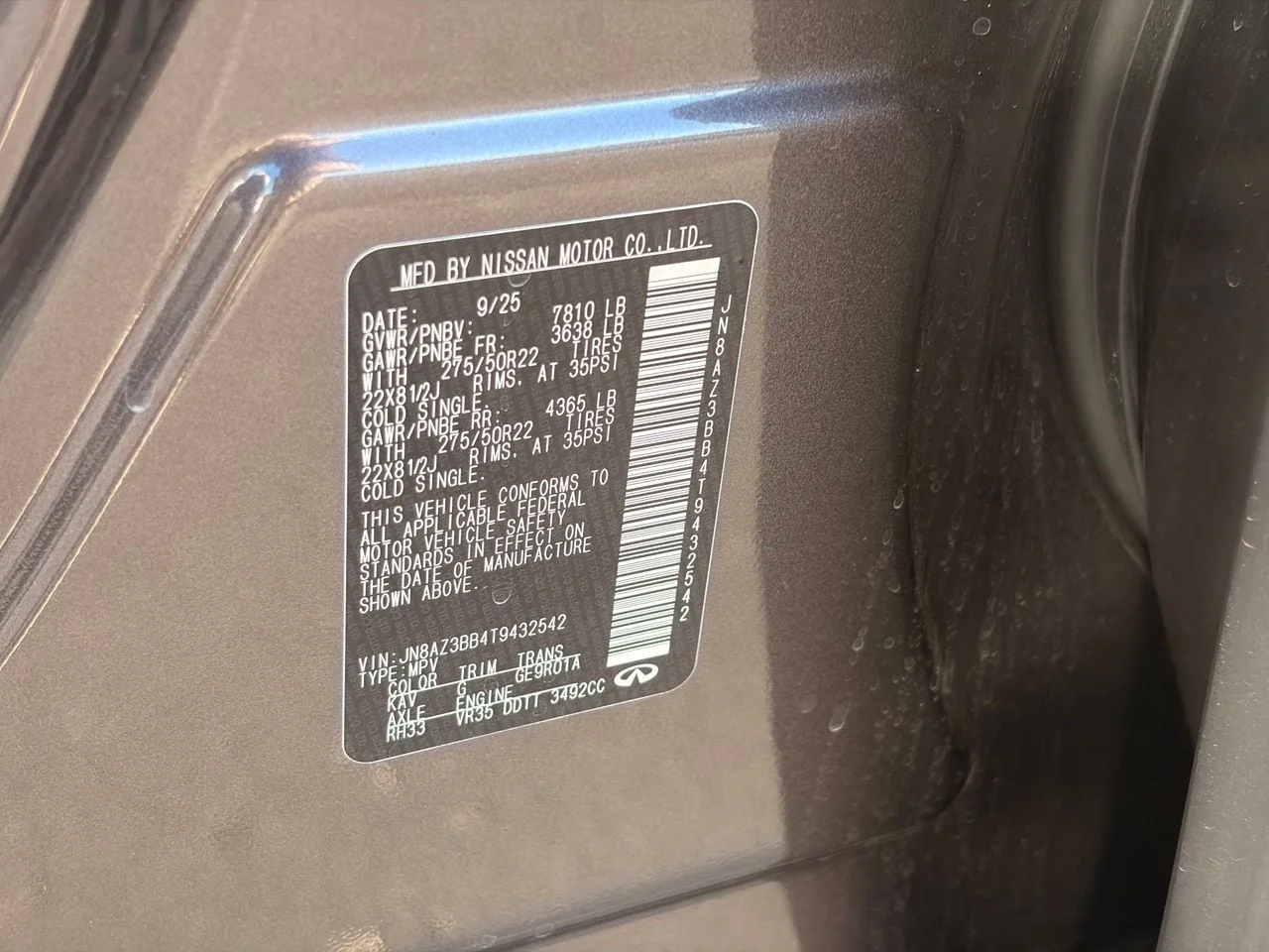 Certified Used 2026 Anthracite Gray INFINITI Luxe image 34