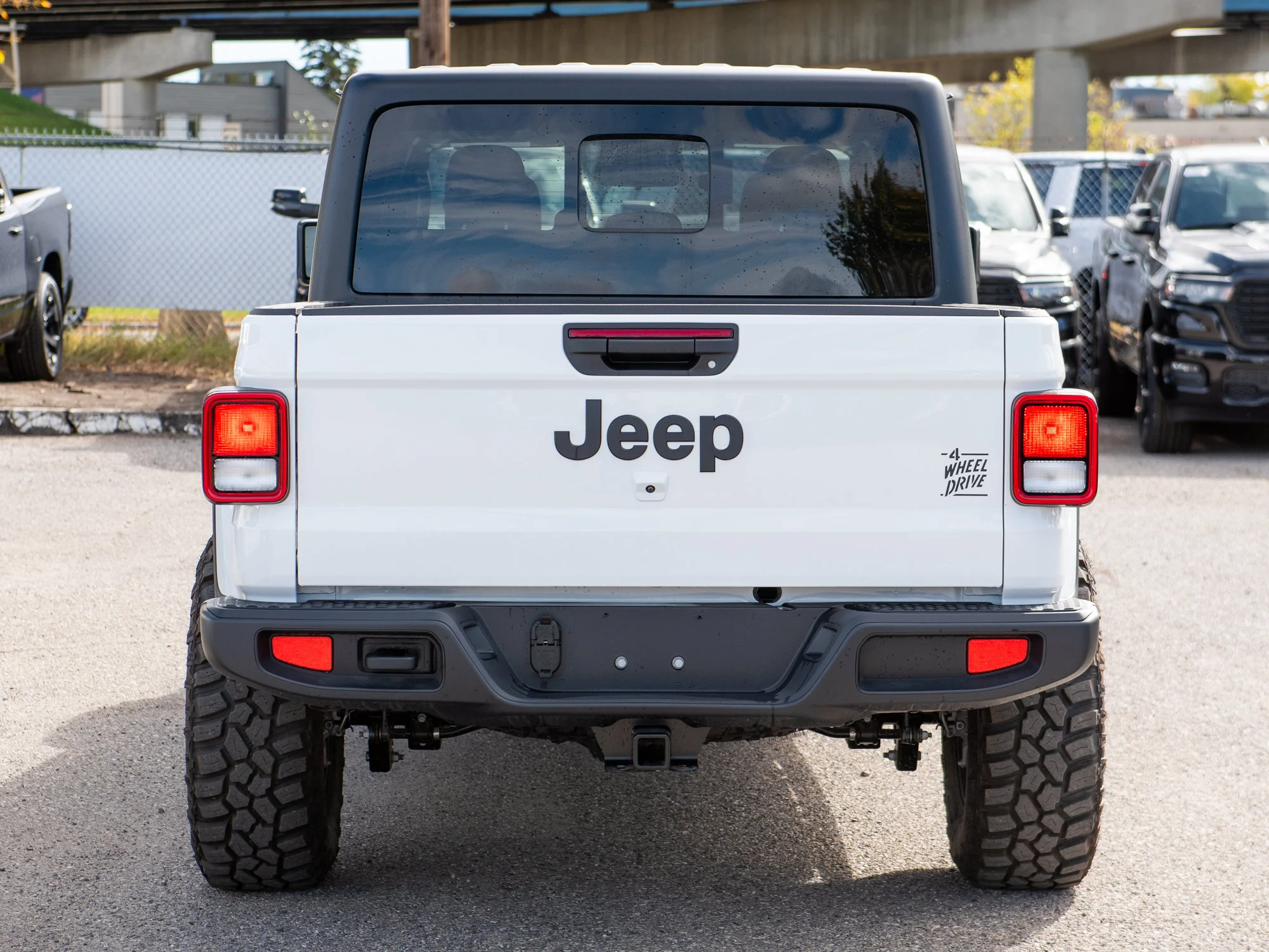 New 2026 White Jeep Willys*, Black Rhino Wheels, 33 Inch Tires image 6