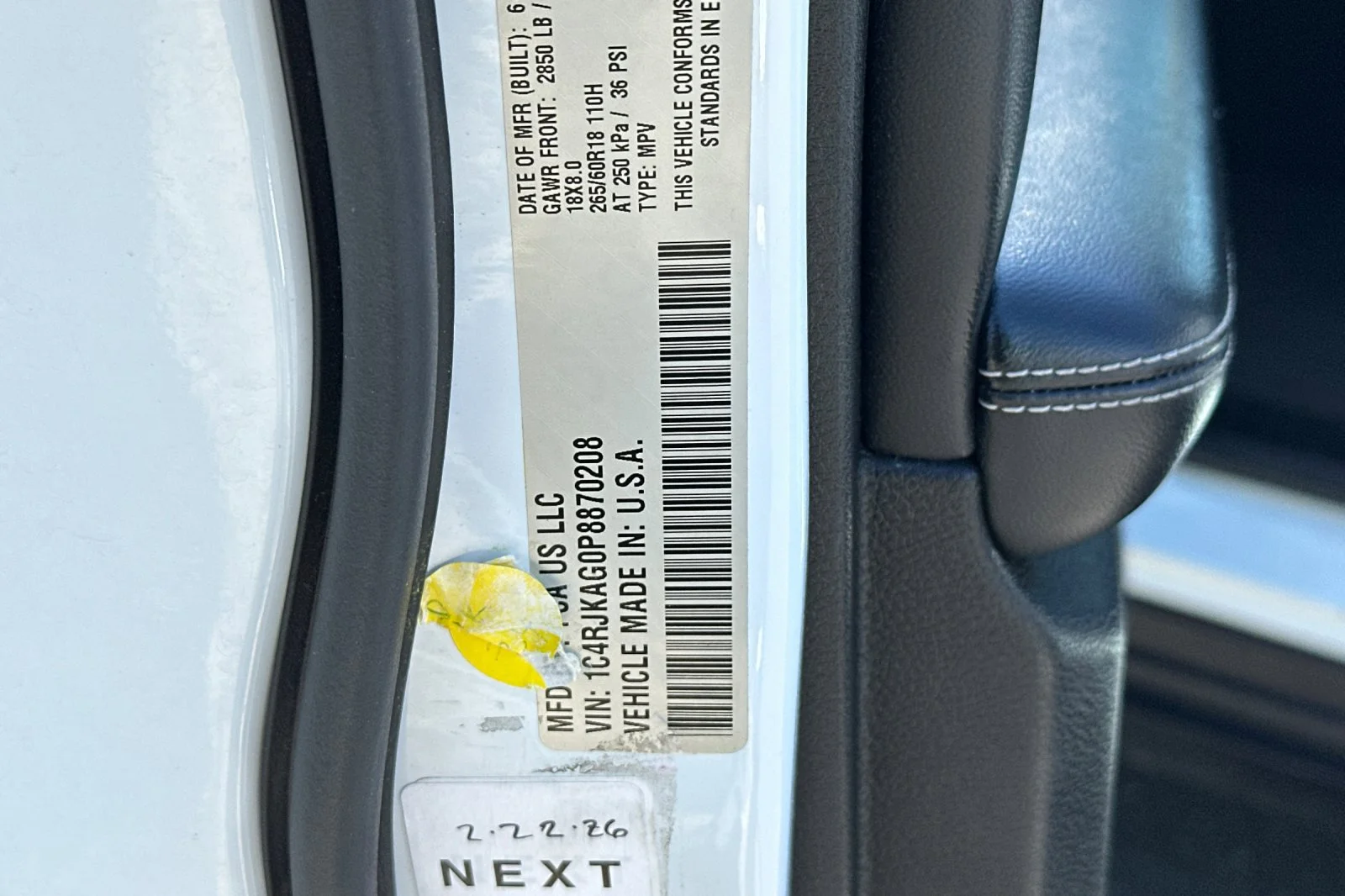 Used 2023 Bright White Clearcoat Jeep Laredo image 29