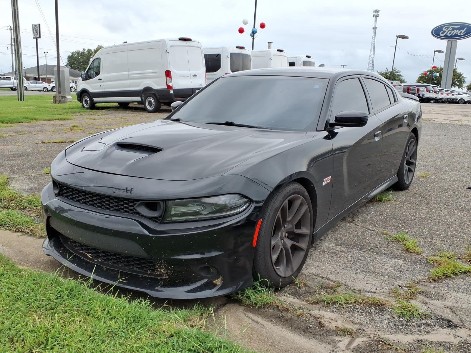 Used 2020 Pitch Black Clearcoat Dodge Scat Pack image 1