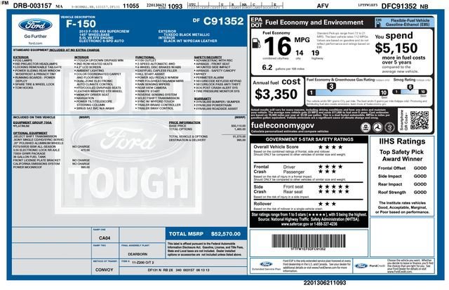 Used 2013 Tuxedo Black Metallic Ford Platinum image 15
