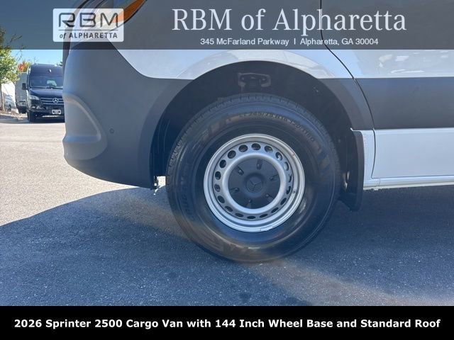 New 2026 Arctic White Mercedes-Benz 2500 with 144 Wheel Base Standard Roof image 10
