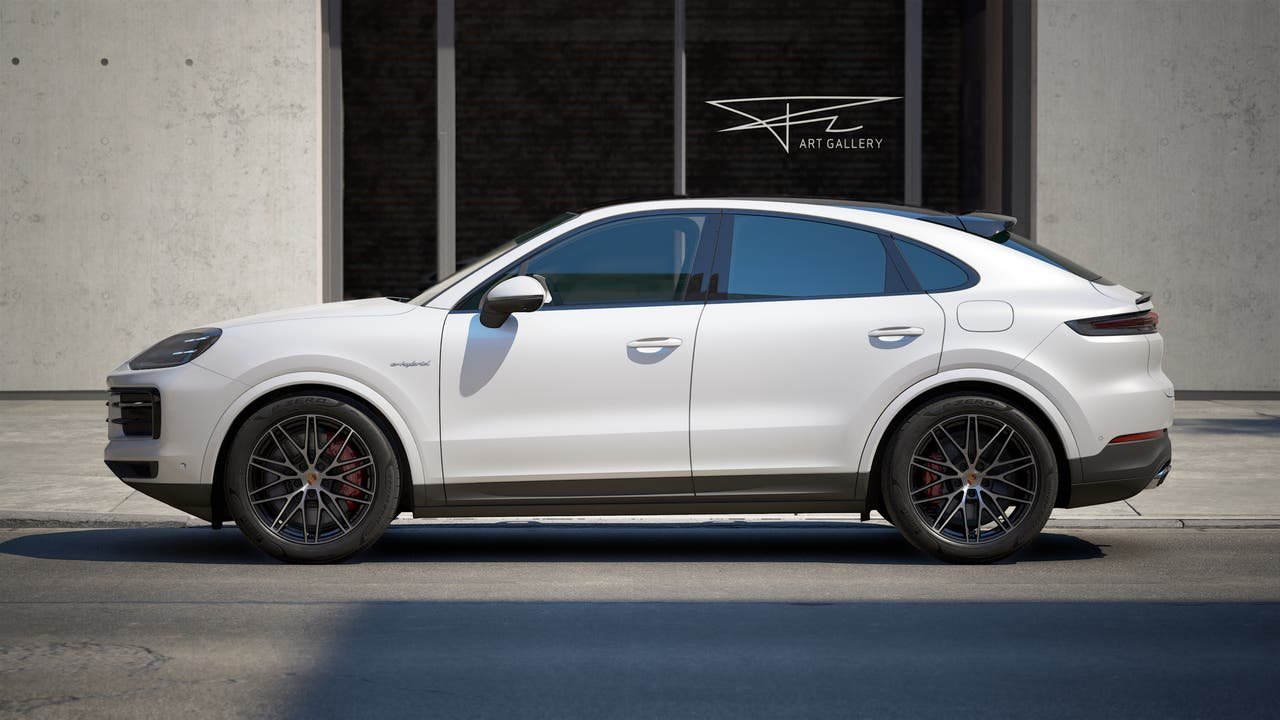 New 2027 Carrara White Metallic Porsche S E-Hybrid Coupe image 2