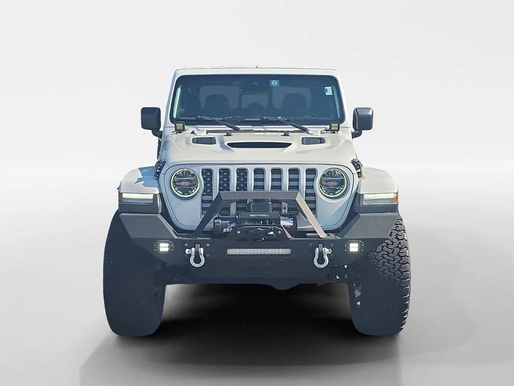 Used 2020 Bright White Clearcoat Jeep Overland image 3