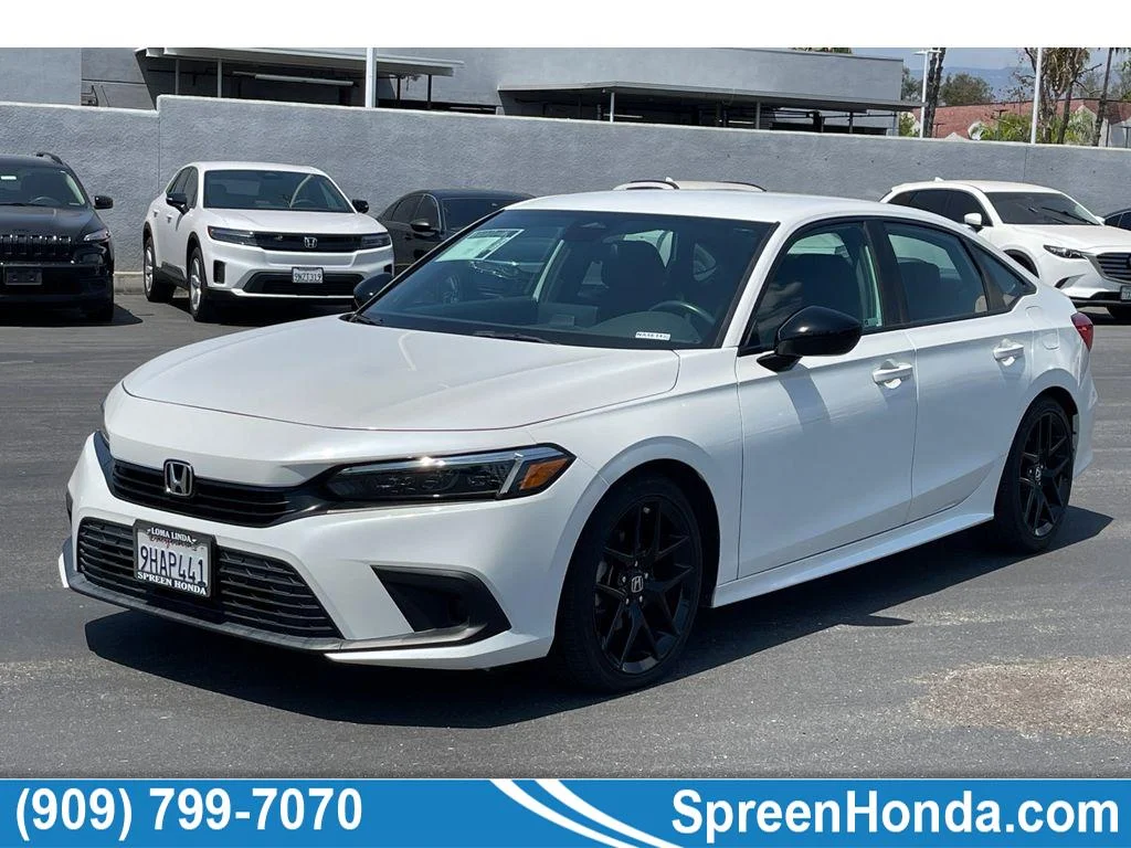 Used 2023 Platinum White Pearl Honda Sport image 1