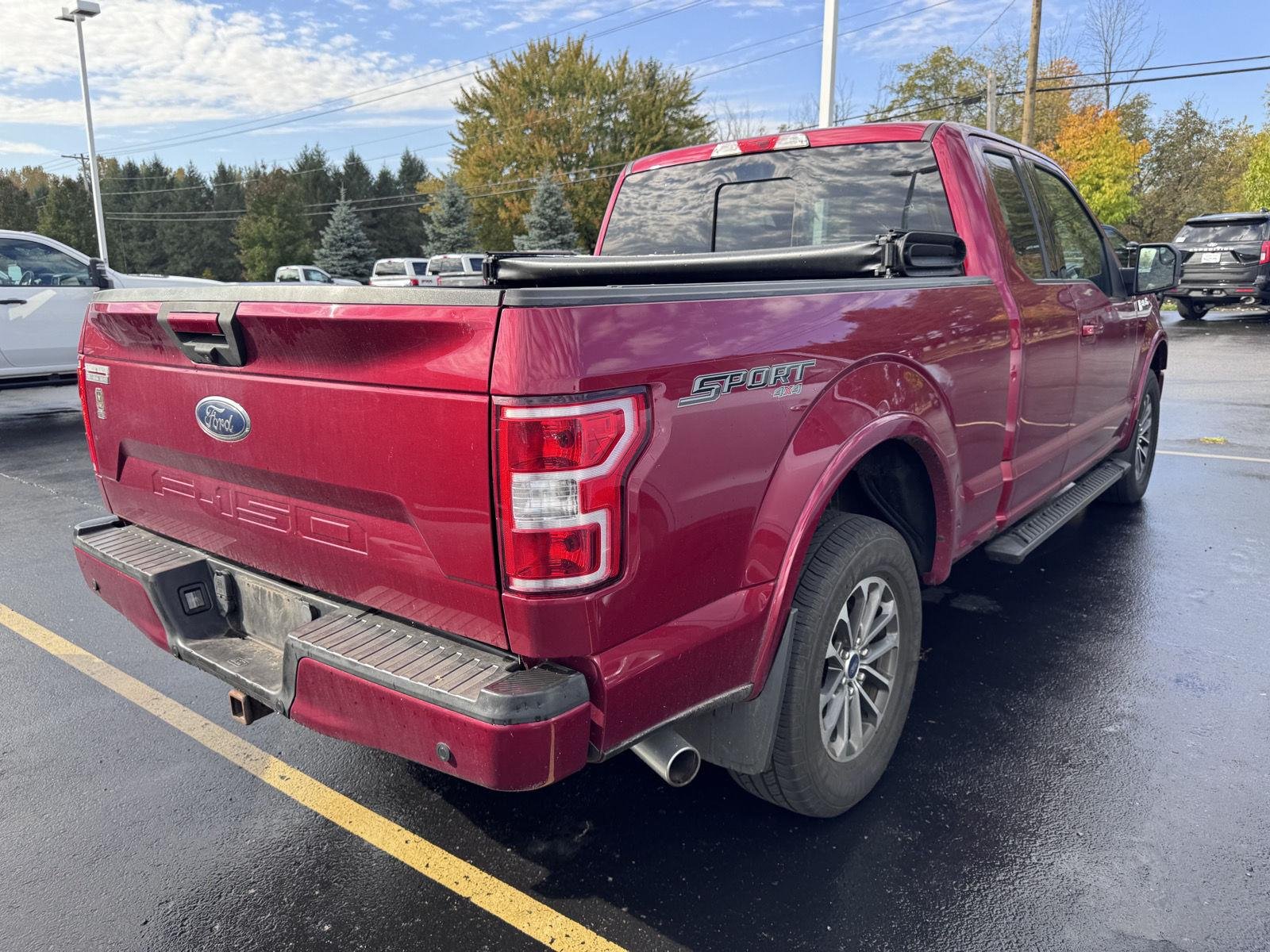 Used 2018 Ruby Red Metallic Tinted Clearcoat Ford XLT image 3