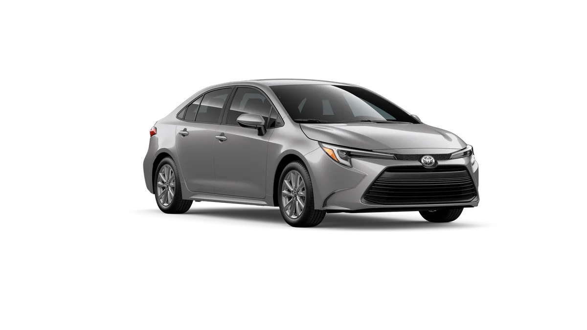New 2027 Classic Silver Metallic Toyota Hybrid LE image 15