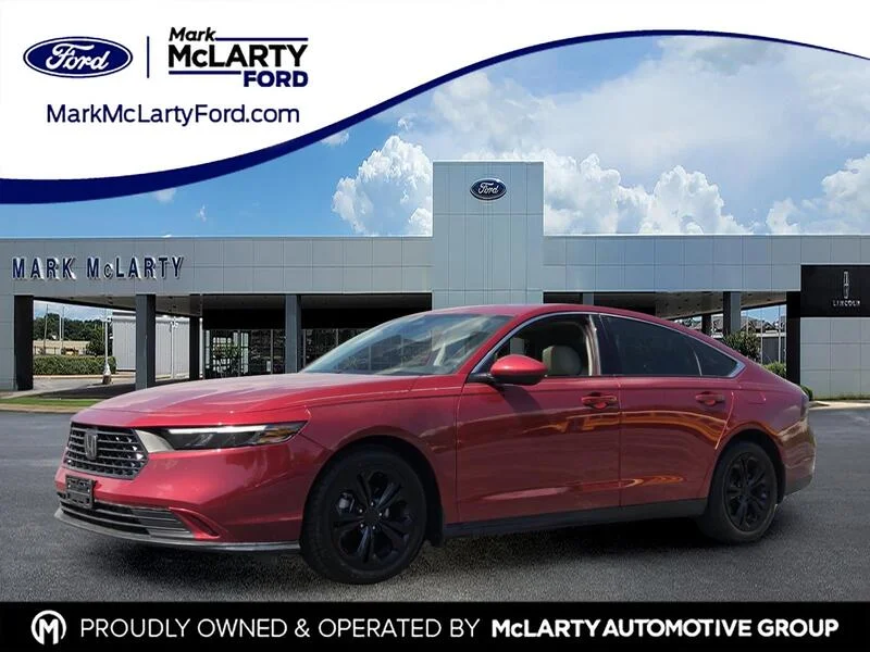 Used 2024 Radiant Red Metallic Honda EX CVT image 1