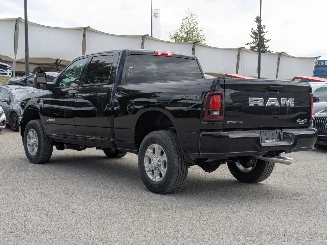 New 2026 Black RAM Big Horn - - 6.7L HO Diesel - 12 Nav - Sport App Pkg - 5th Wheel/Gooseneck Prep & More! image 6