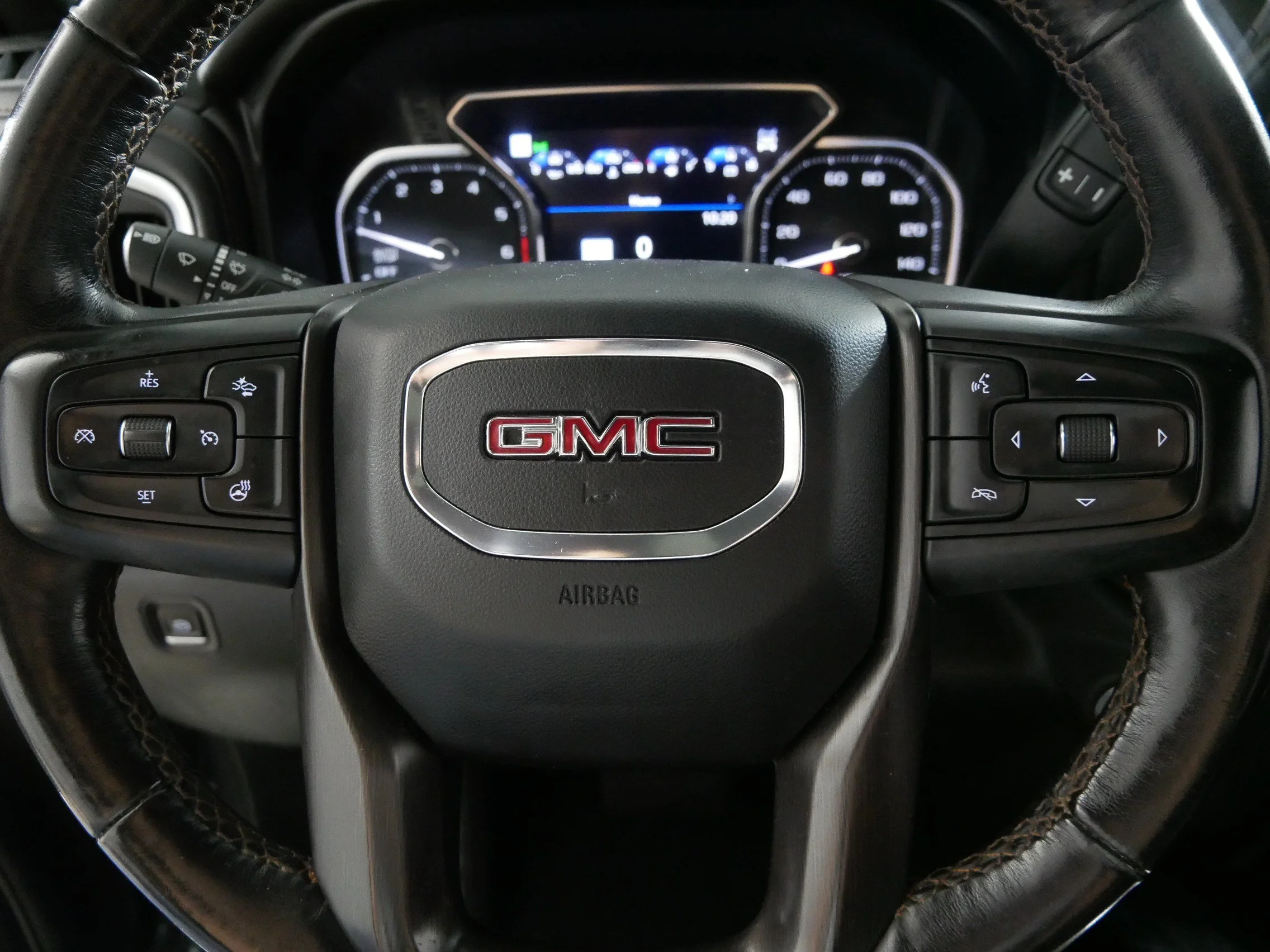 Used 2021 Satin Steel Metallic GMC AT4 image 25