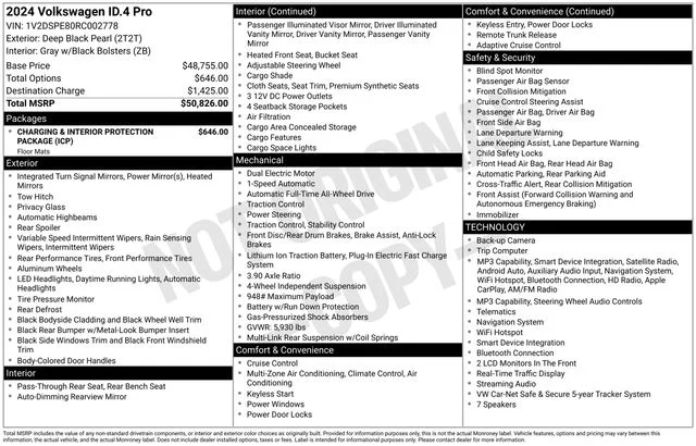 Used 2024 Black Volkswagen Pro image 7