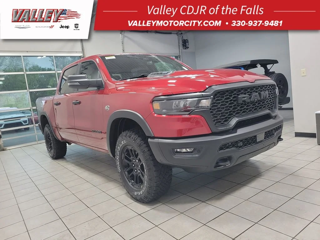 New 2026 Molten Red Pearl-Coat Exterior Paint RAM Rebel image 1