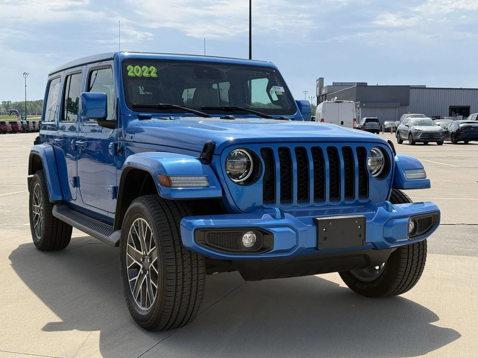 Used 2022 Jeep Wrangler Unlimited High Altitude 4XE with VIN 1C4JJXP64NW259888 for sale in Kansas City