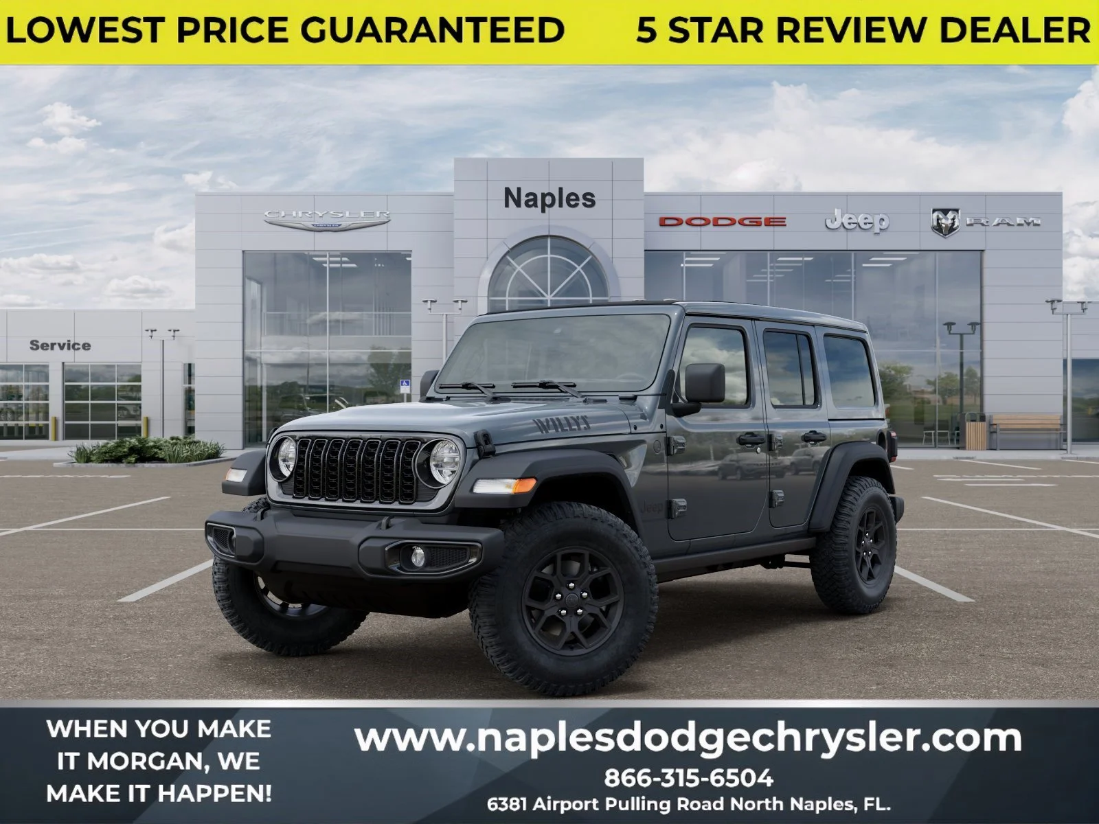 New 2026 Anvil Clear-Coat Exterior Paint Jeep Willys image 1