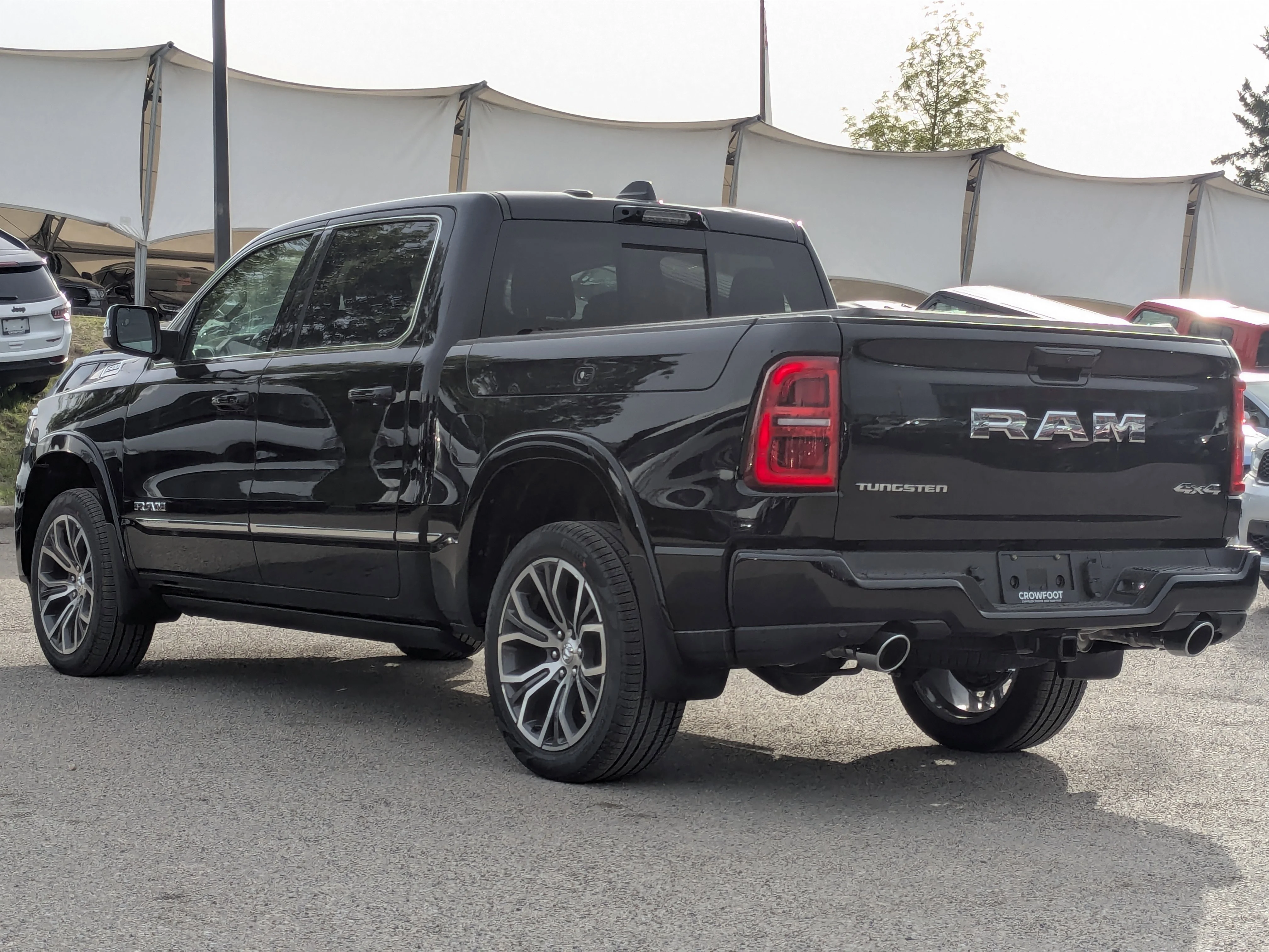 New 2026 Black RAM Tungsten - - 3.0L Hurricane HO T-Turbo - Prem Lthr Bucket Seats - E-Locker Axle & More! image 6