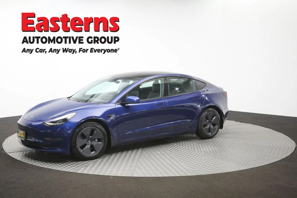 Used 2021 Blue Tesla Long Range image 50