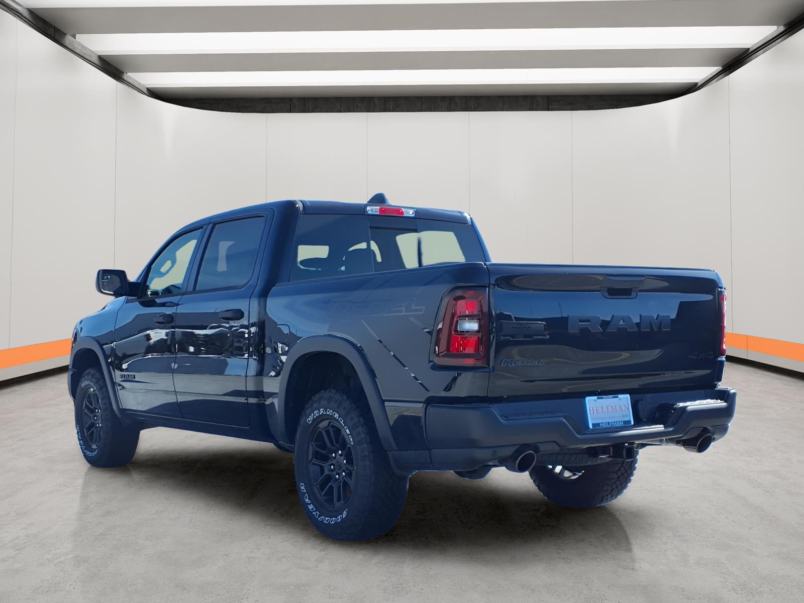 New 2026 Diamond Black Crystal Pearl-Coat Exterior Paint RAM Rebel image 4