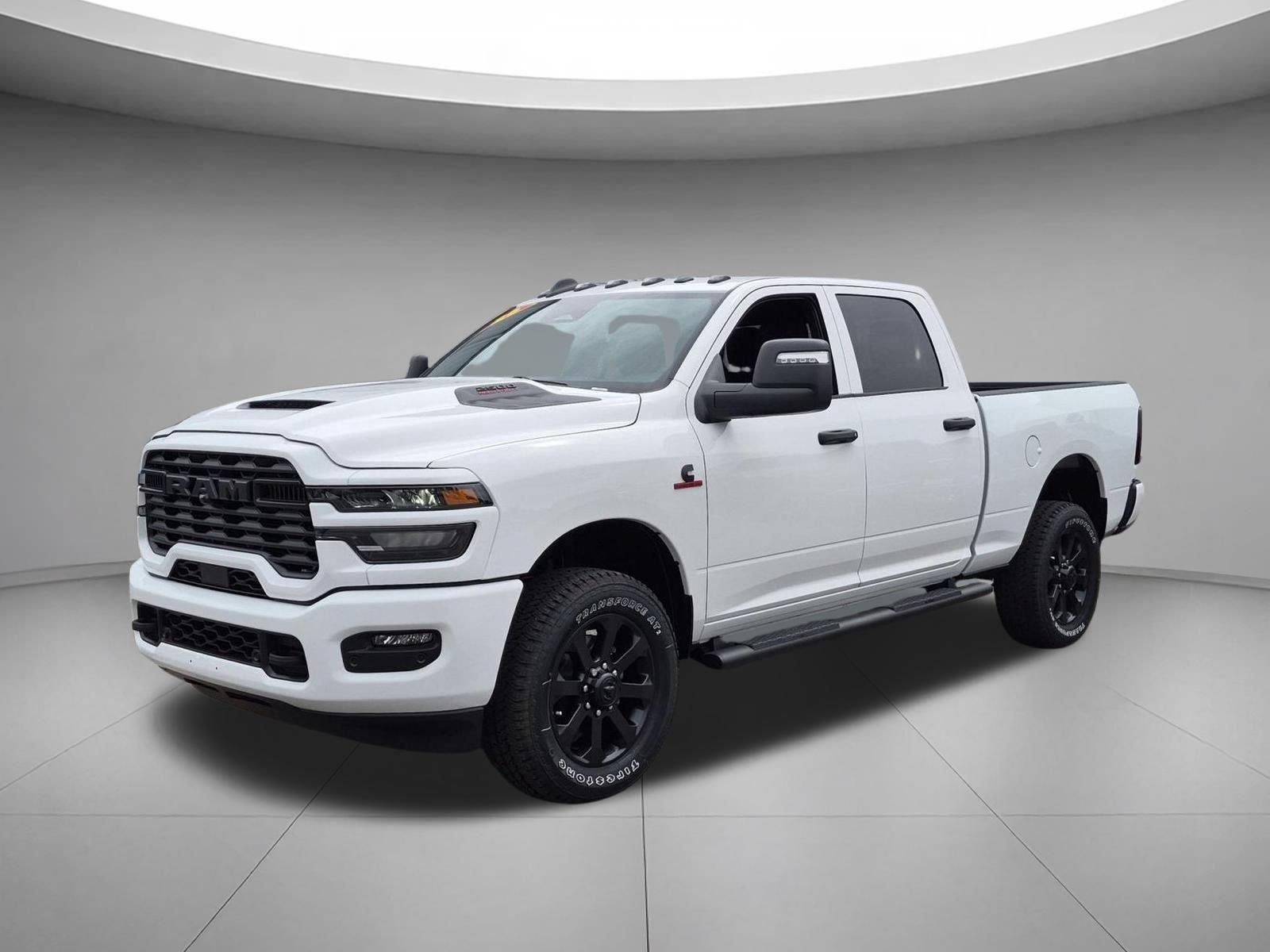 New 2026 Bright White Clear-Coat Exterior Paint RAM Black Express image 1