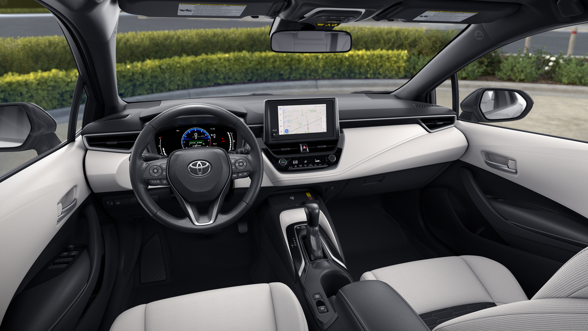 New 2027 Wind Chill Pearl with Black roof Toyota SE image 48