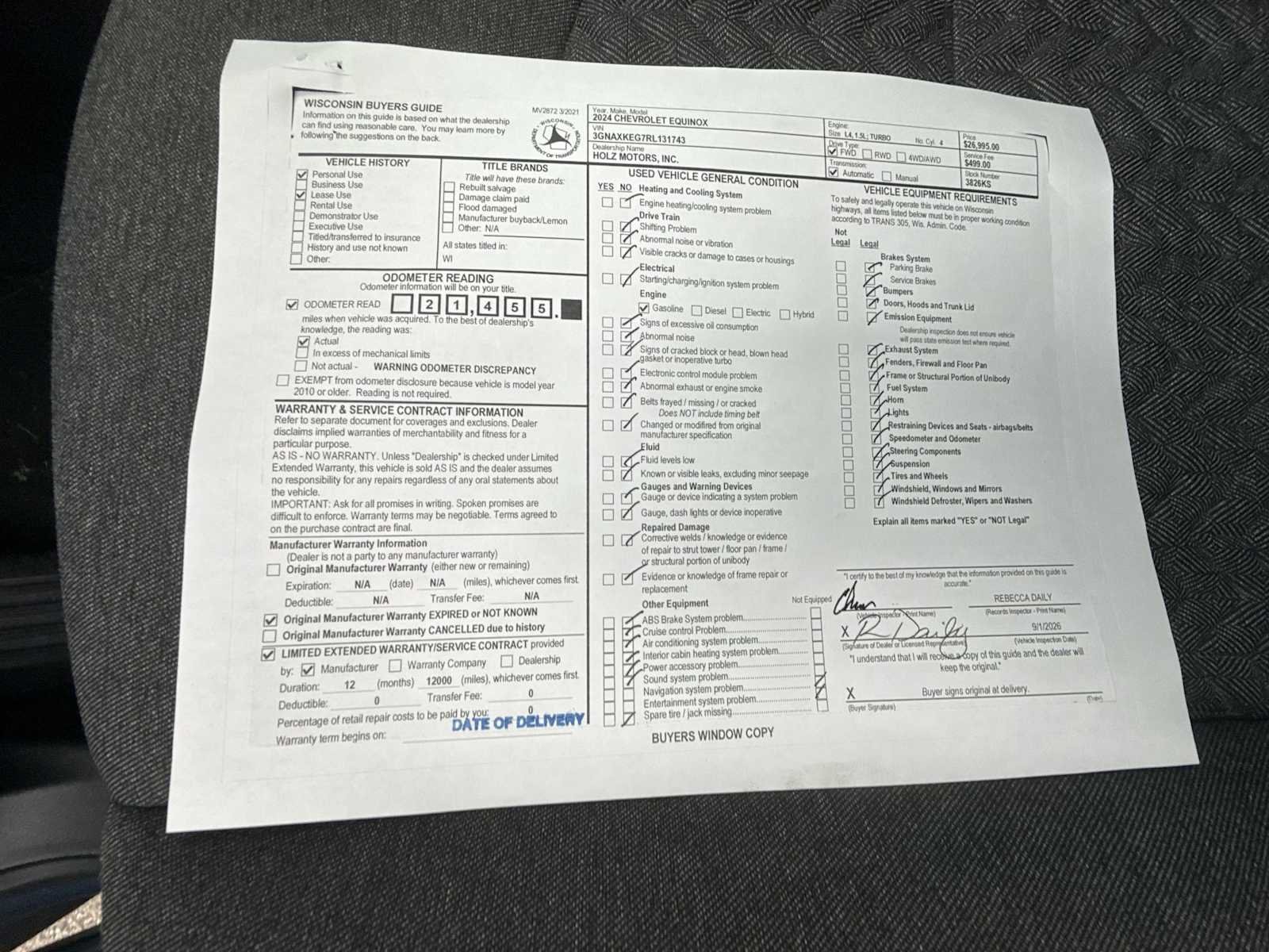 Certified Used 2024 Lakeshore Blue Metallic Chevrolet LT image 28