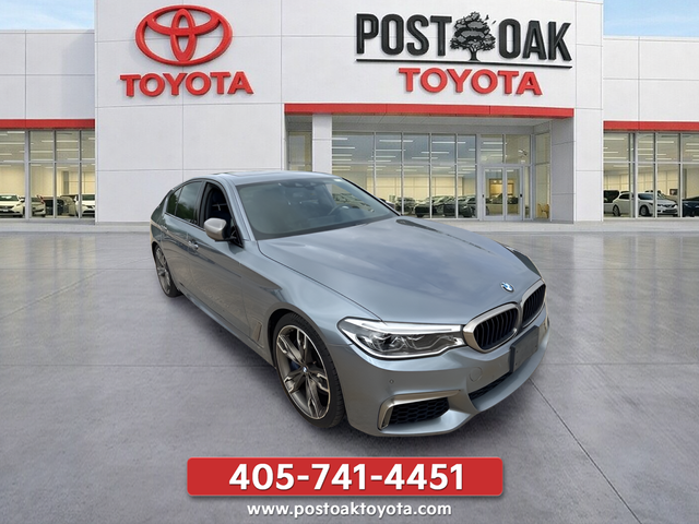 Used 2018 Blue BMW M550i xDrive image 3