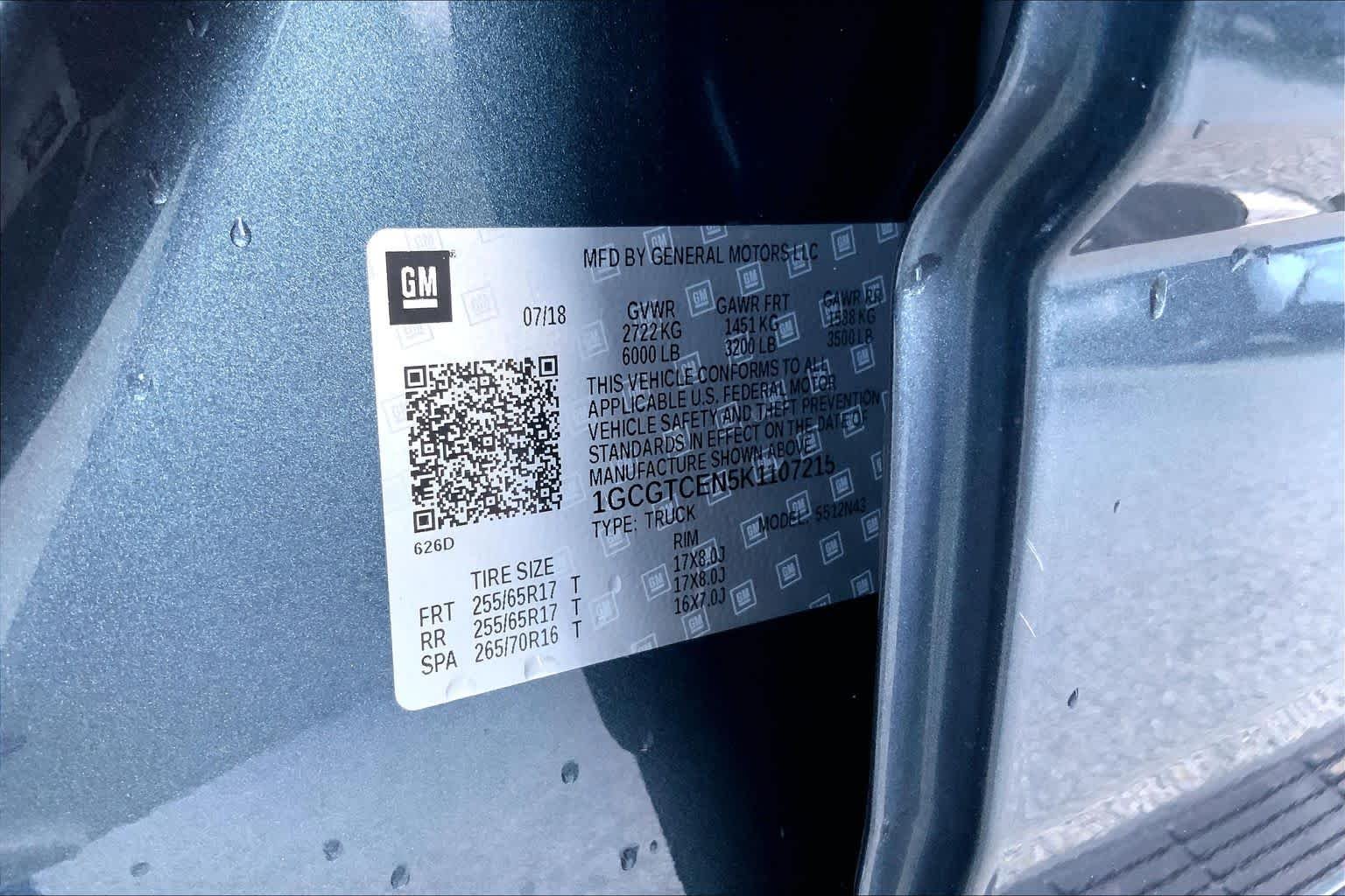 Used 2019 Shadow Gray Metallic Chevrolet 4WD LT image 34