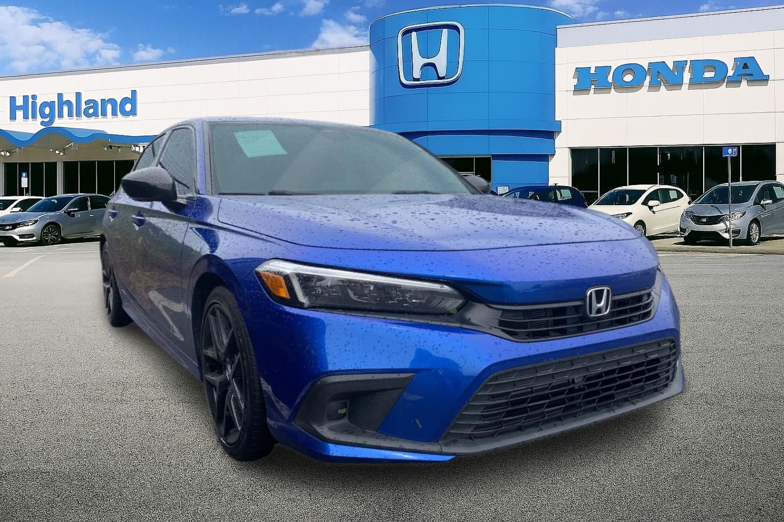 Certified Used 2023 Blue Honda Sport image 4