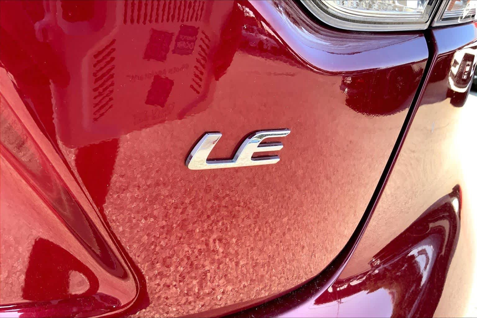 Used 2025 Ruby Flare Pearl Toyota LE image 10