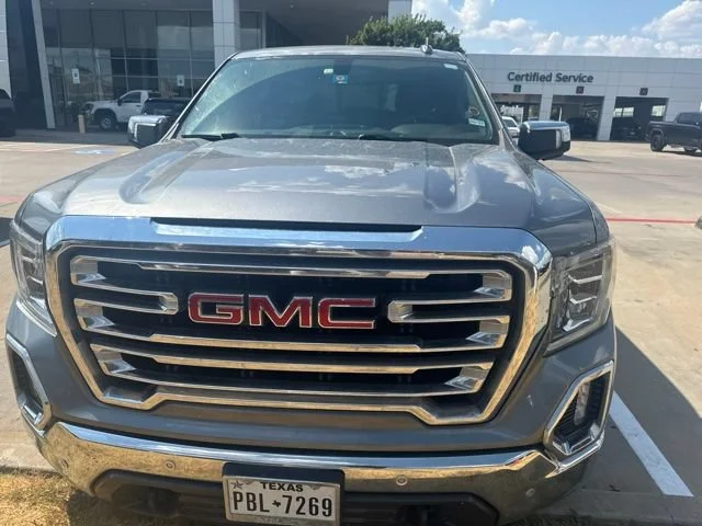 Used 2021 SATIN STEEL METALLIC GMC SLT image 4