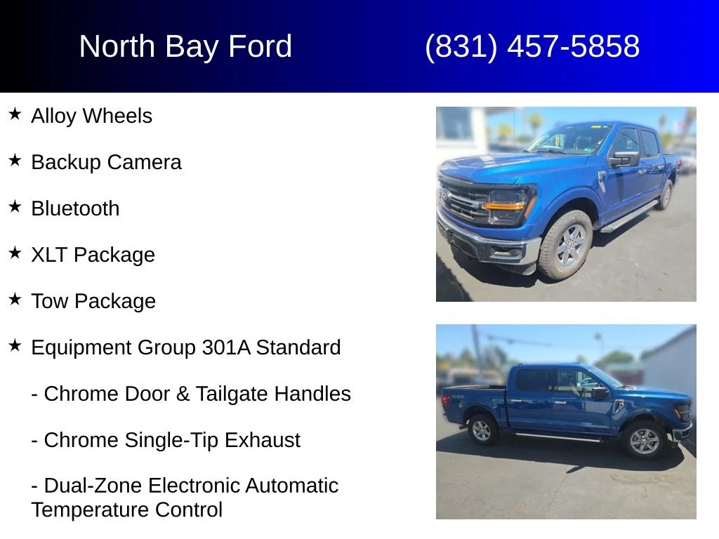 Used 2025 Atlas Blue Ford XLT image 4