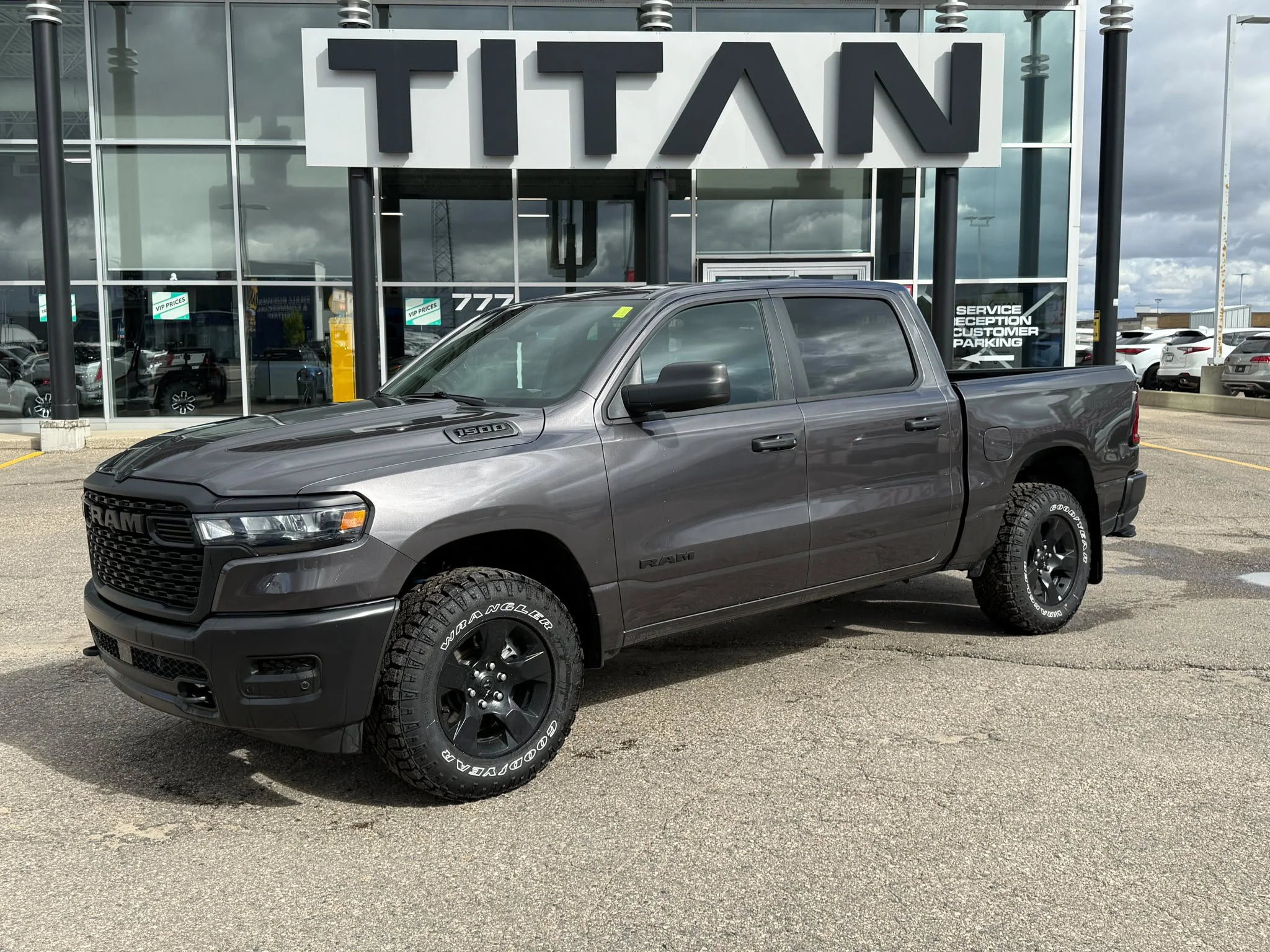 Certified Used 2026 Granite Crystal Metallic Ram Warlock 4x4*6 Pass | 3.0L I6 | 33in Tires | Adaptive Cruise | Remote Start | Park Assist image 2