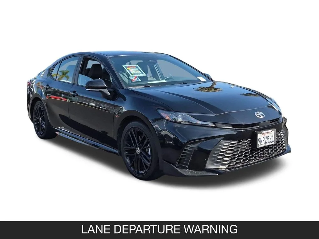 Used 2025 Black Toyota SE image 2