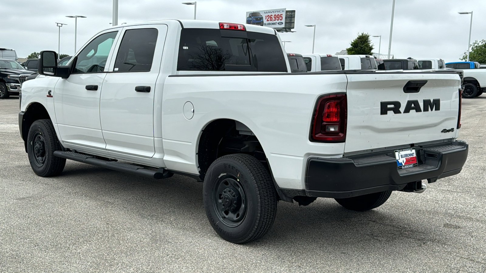 New 2026 Bright White Clear-Coat Exterior Paint RAM Tradesman image 7
