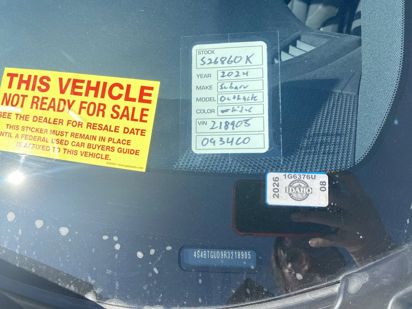 Used 2024 White Subaru Wilderness image 11