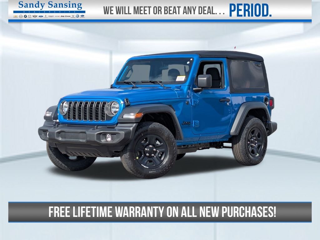 New 2026 Hydro Blue Pearl-Coat Exterior Paint Jeep Sport image 1