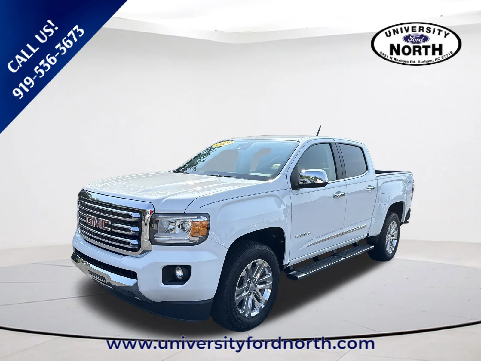 Used 2015 Summit White GMC 4WD SLT image 3